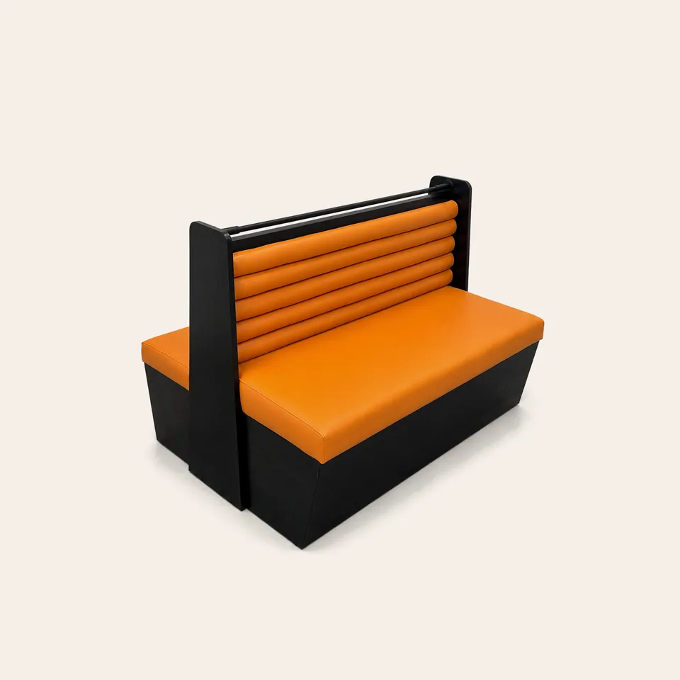 Tangerine Roll Double Booth